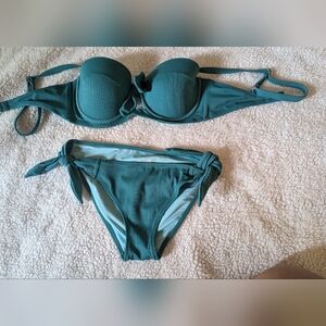 Shade & Shore Teal Bikini Set